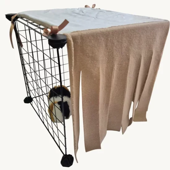 Cachette rideaux beige foncé – Image 2