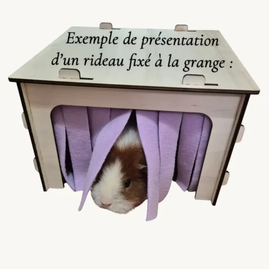 Lot 2 rideaux pour grange – Image 2