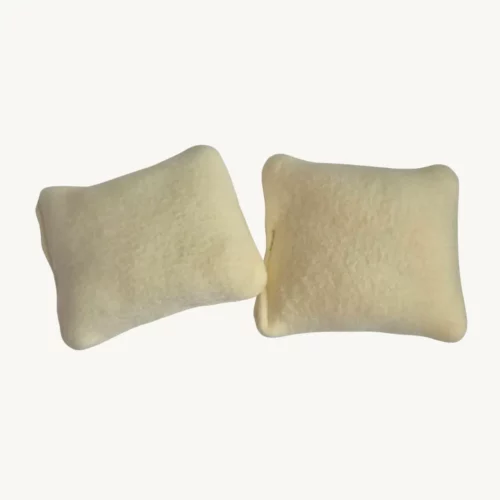 Lot 2 coussins jaunes