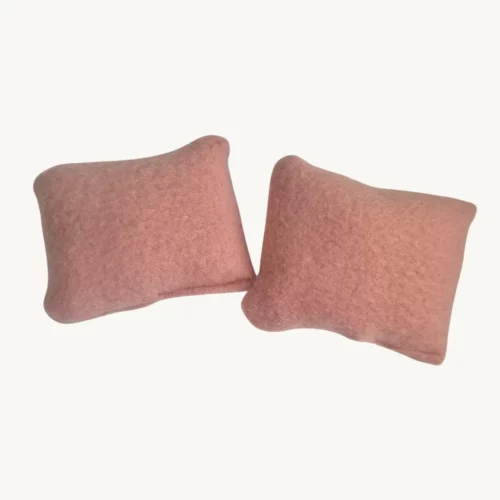 Lot 2 coussins roses