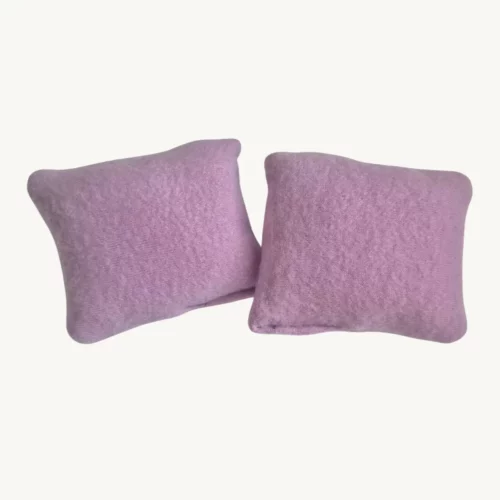 Lot 2 coussins violets