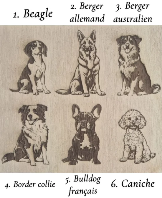 Gravure chien personnalisable – Image 2